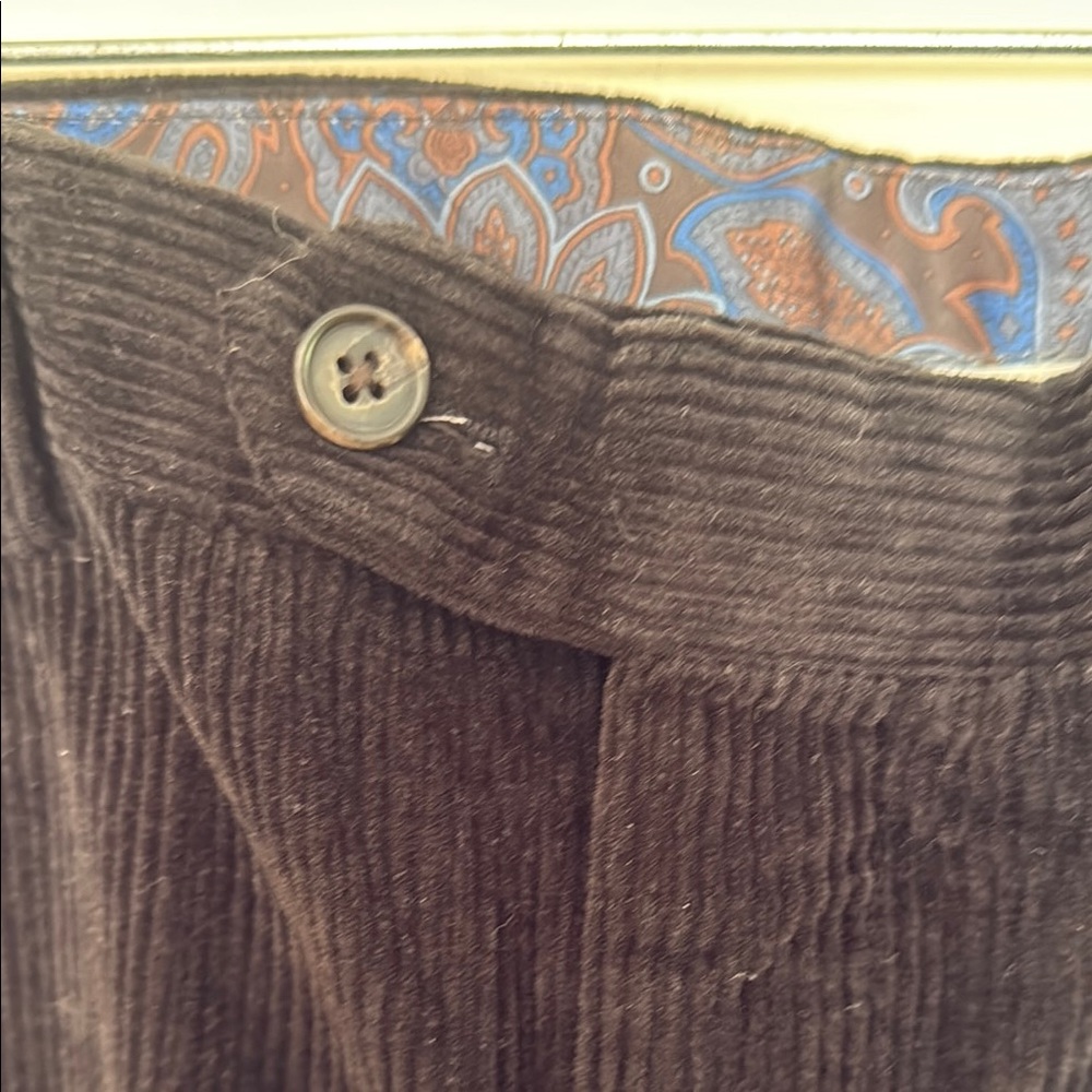 Ralph Lauren Men's Black Corduroy Pants - Picture 3 of 6